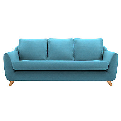 G Plan Vintage The Sixty Seven Large 3 Seater Sofa Fleck Blue
